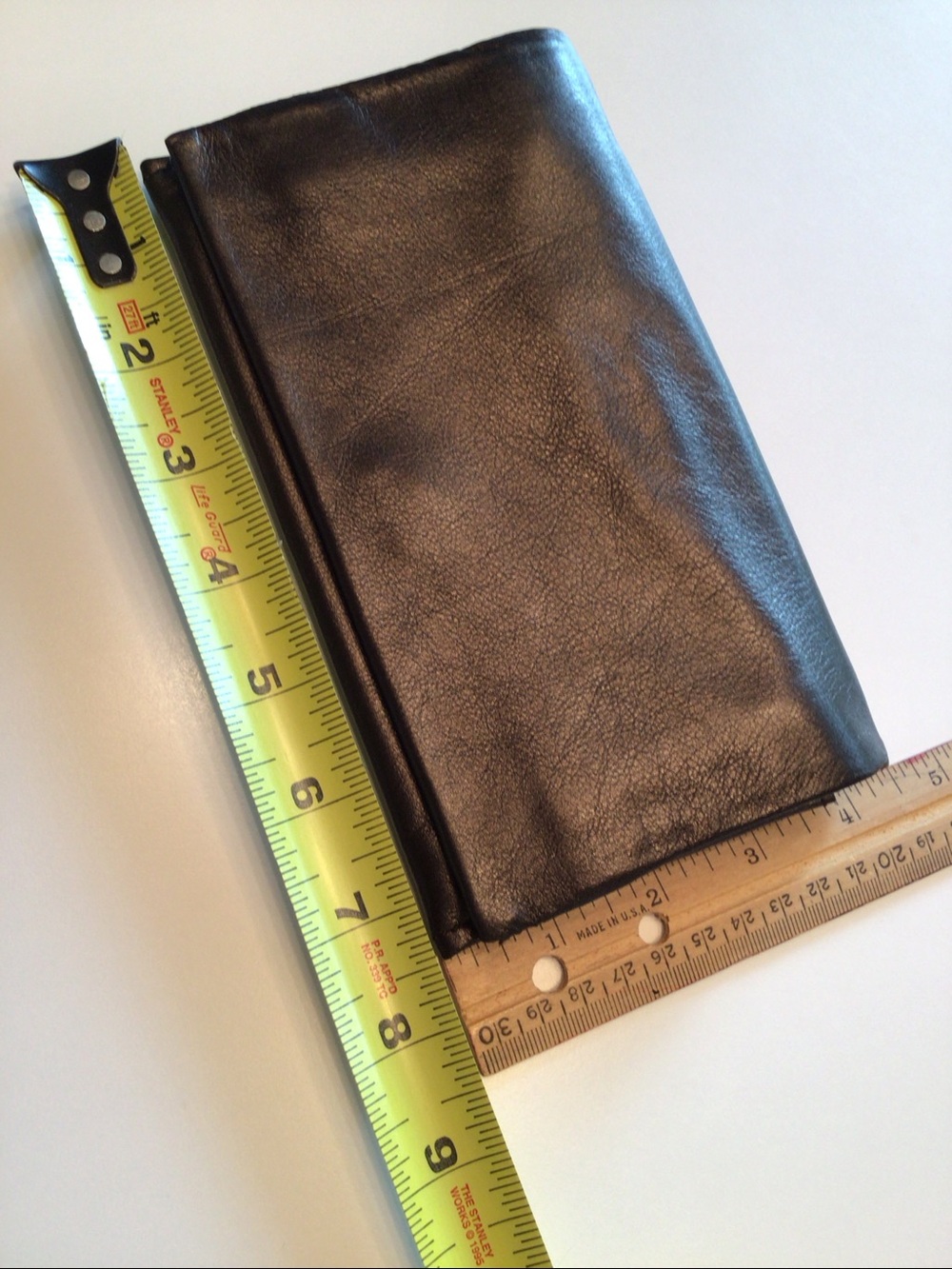 Latico Leather Eloise Wallet Handcrafted Full Grain Phone Zipper USA Brand - Picture 10 of 11